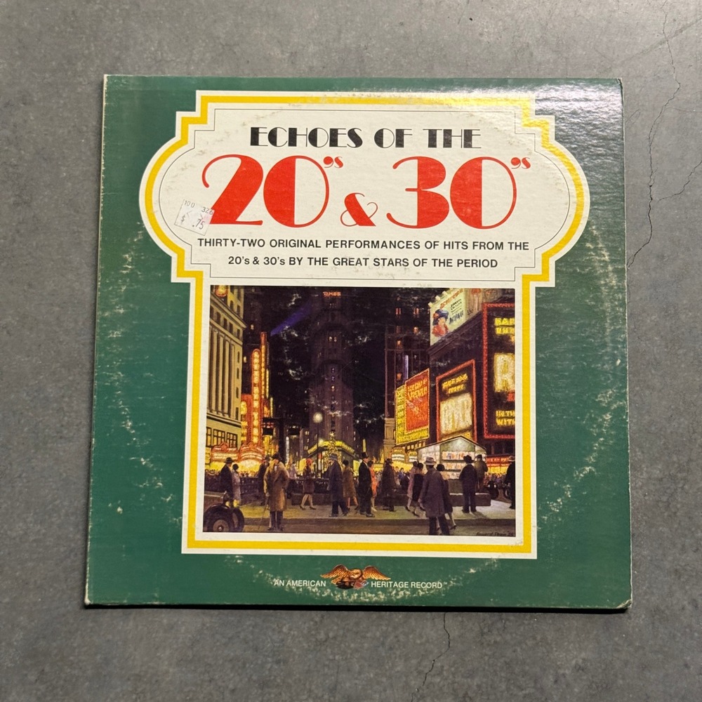 Echoes of the 20s & 30s Vinyl LP 2-Disc Compilation Columbia P2 11818 V-235